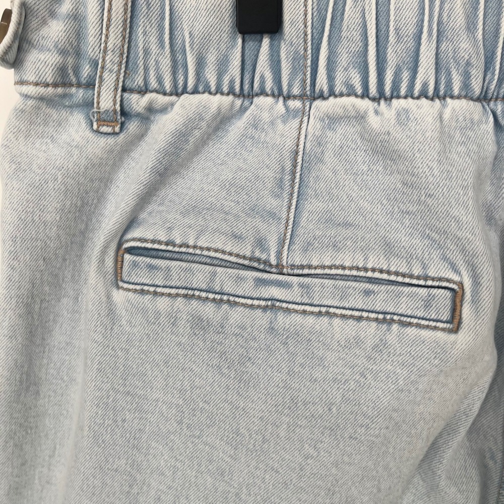 American Eagle Wide Leg Jeans Women Size 8 Light Blue Strigid High Rise Denim - Picture 15 of 15
